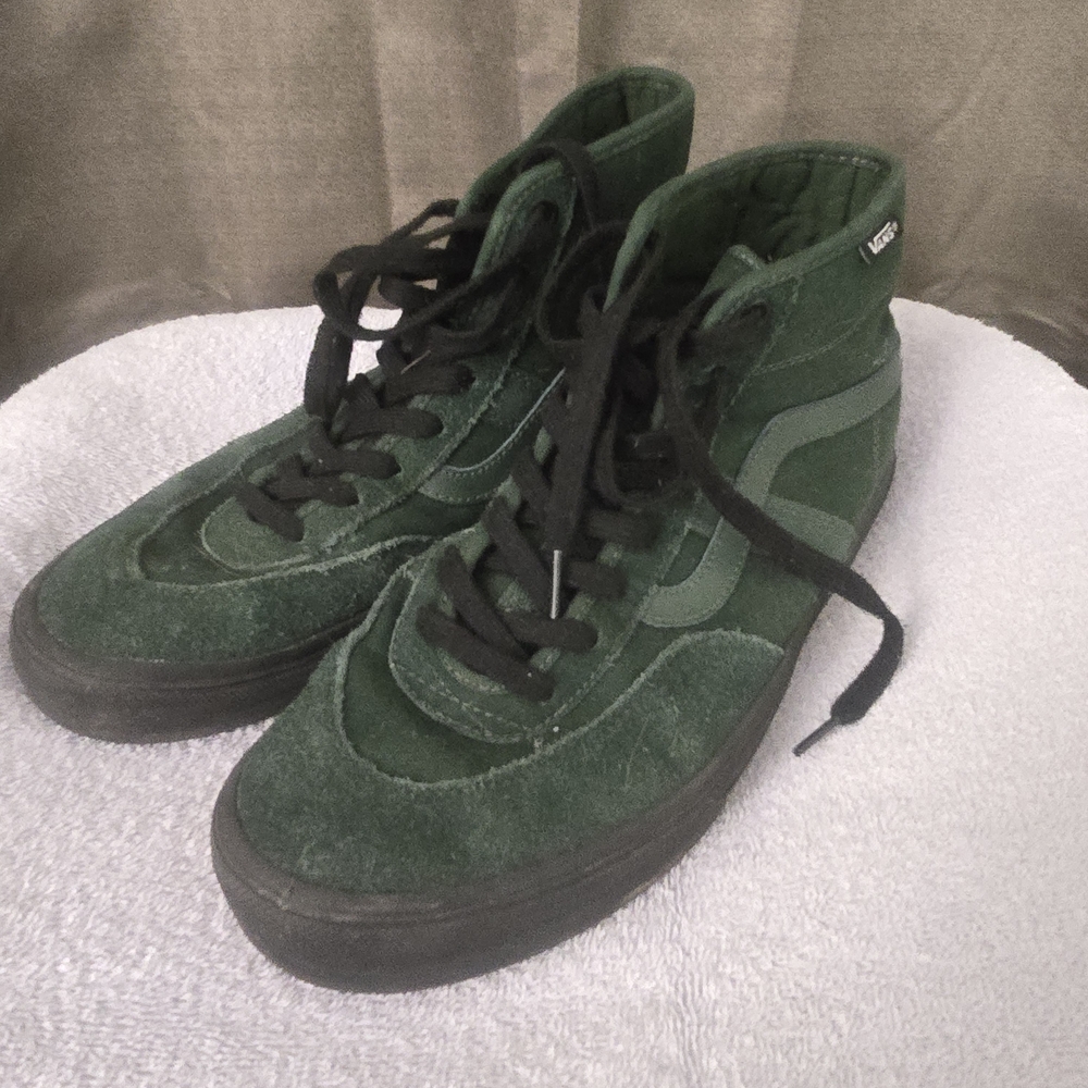 Vans Green High-Top Sneakers